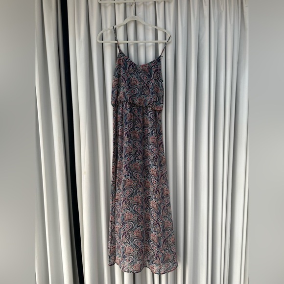 STITCHFIX Spaghetti Strap Maxi | Paisley Print | Small | GUC - Picture 2 of 11
